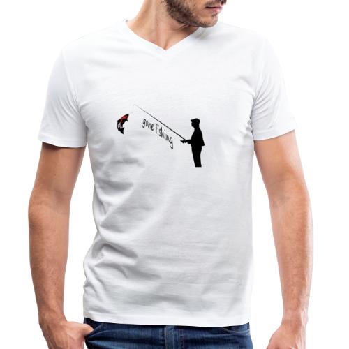 Angler - Männer Bio-T-Shirt mit V-Ausschnitt von Stanley & Stella