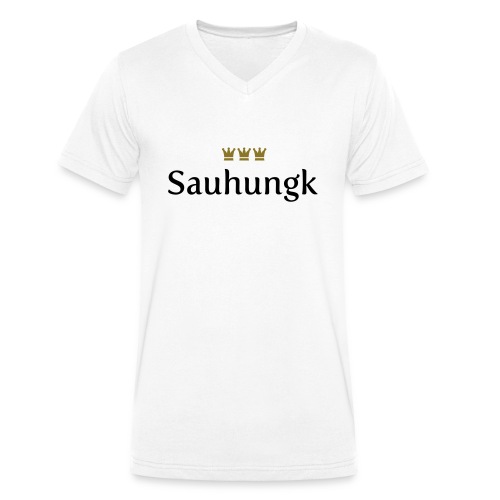 Sauhungk (Köln/Kölsch/Karneval) - Stanley/Stella Männer Bio-T-Shirt mit V-Ausschnitt