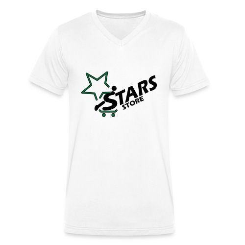 Logo Stars Store - Männer Bio-T-Shirt mit V-Ausschnitt von Stanley & Stella