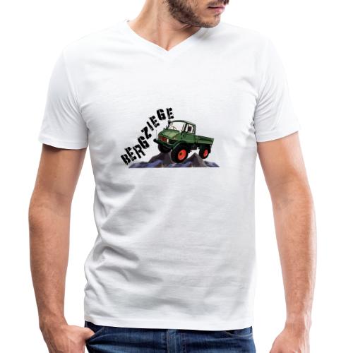 Bergziege - Unimog - Offroad - Oldtimer - Männer Bio-T-Shirt mit V-Ausschnitt von Stanley & Stella