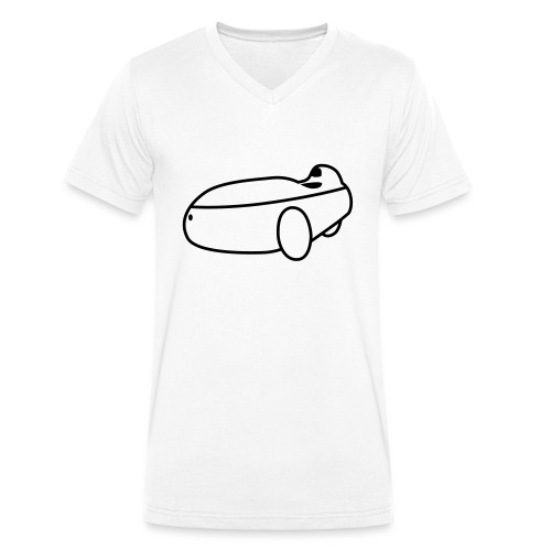 Velomobil Strada - Männer Bio-T-Shirt mit V-Ausschnitt von Stanley & Stella