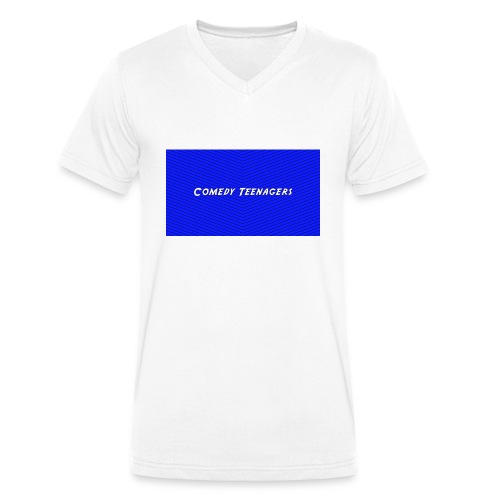 Dark Blue Comedy Teenagers T Shirt - Ekologisk T-shirt med V-ringning herr från Stanley & Stella