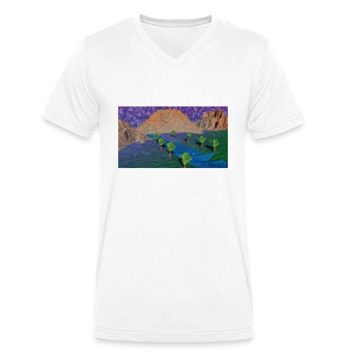 Silent river - Stanley/Stella Men's Organic V-Neck T-Shirt 