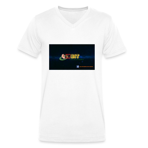 OhrBit Logo - Männer Bio-T-Shirt mit V-Ausschnitt von Stanley & Stella