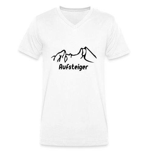 Bergsteiger Shirt - Stanley/Stella Männer Bio-T-Shirt mit V-Ausschnitt