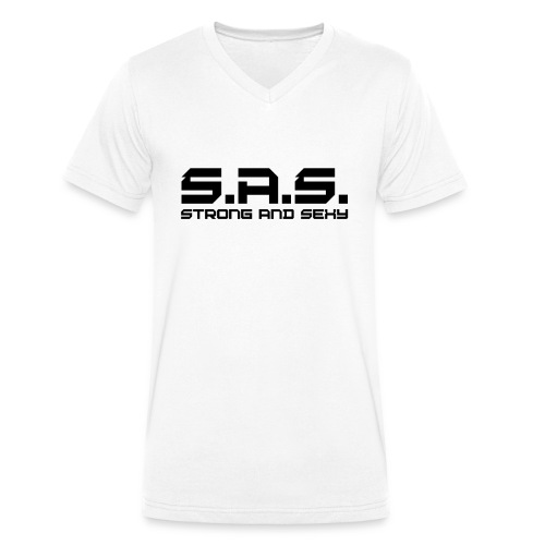 sas2 png - Mannen bio T-shirt met V-hals van Stanley & Stella