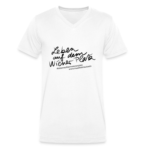 #lebenaufdemwienerplatz - Männer Bio-T-Shirt mit V-Ausschnitt von Stanley & Stella