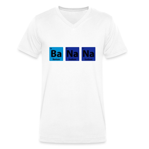 Periodic Table: BaNaNa - Ekologisk T-shirt med V-ringning herr från Stanley & Stella