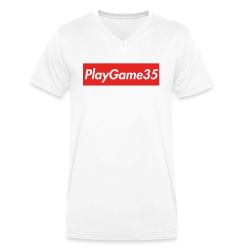 PlayGame35 - T-shirt ecologica da uomo con scollo a V di Stanley & Stella