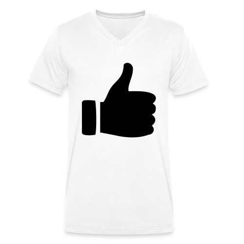 I like - gefällt mir! - Männer Bio-T-Shirt mit V-Ausschnitt von Stanley & Stella