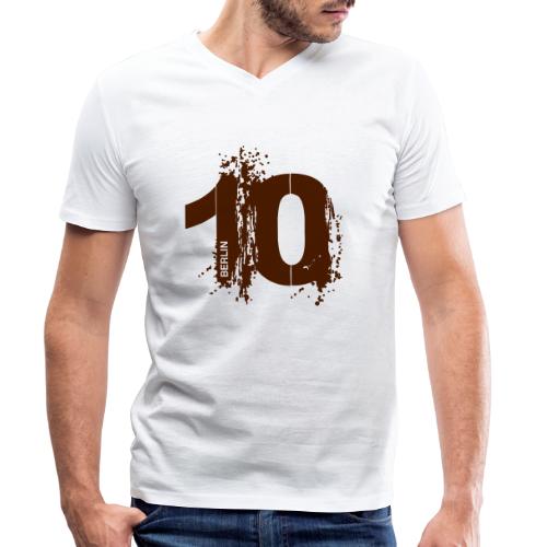 City 10 Berlin - Männer Bio-T-Shirt mit V-Ausschnitt von Stanley & Stella