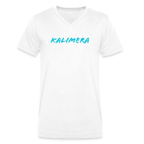 Kalimera Griechenland - Männer Bio-T-Shirt mit V-Ausschnitt von Stanley & Stella