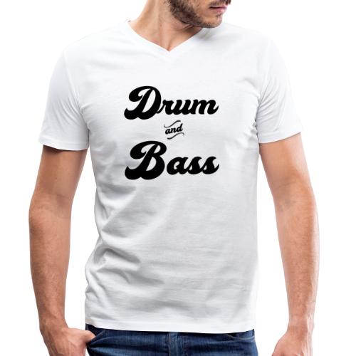 drum and bass music - Männer Bio-T-Shirt mit V-Ausschnitt von Stanley & Stella