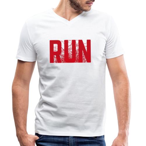 RUN - Männer Bio-T-Shirt mit V-Ausschnitt von Stanley & Stella