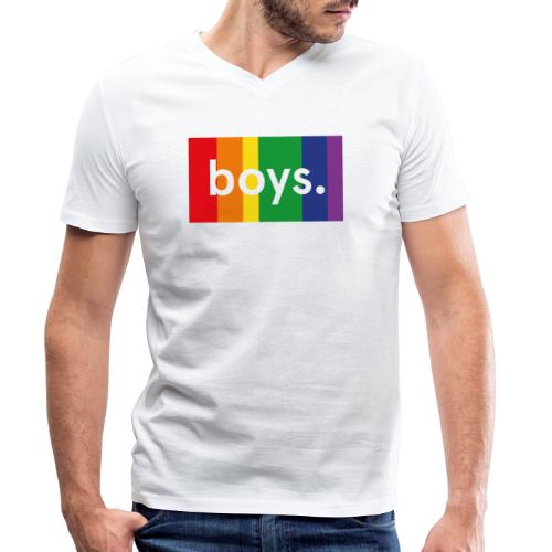 Boys dot flag - Ekologisk T-shirt med V-ringning herr från Stanley & Stella