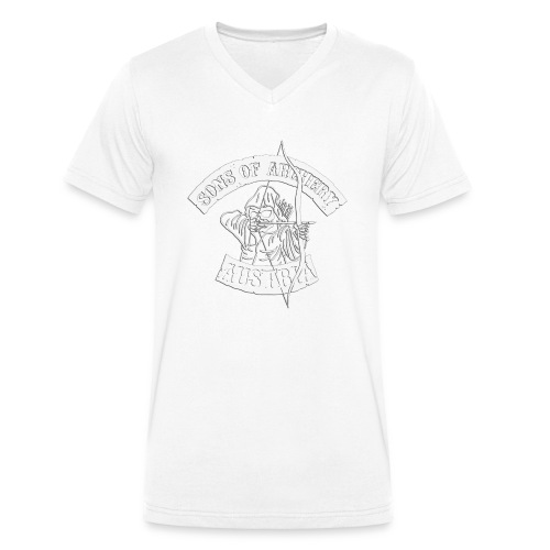 Sons of Archery - Stanley/Stella Männer Bio-T-Shirt mit V-Ausschnitt