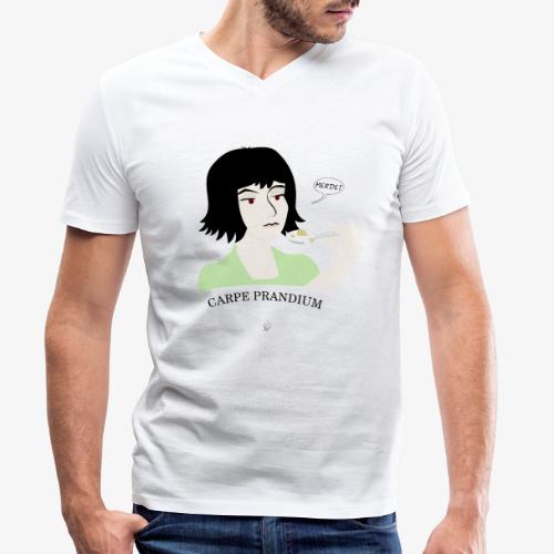 Carpe Prandium - Ekologisk T-shirt med V-ringning herr från Stanley/Stella