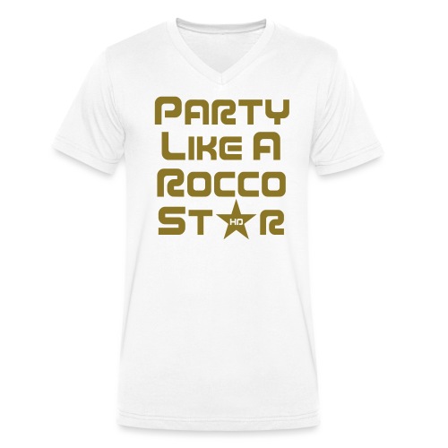 Party - Stanley/Stella Männer Bio-T-Shirt mit V-Ausschnitt