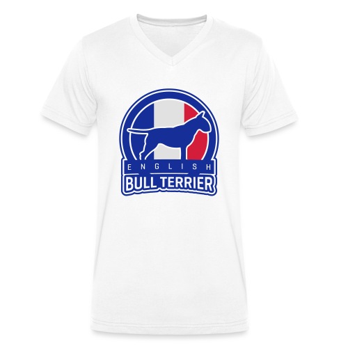 BULL TERRIER France FRANCE - Stanley/Stella Männer Bio-T-Shirt mit V-Ausschnitt