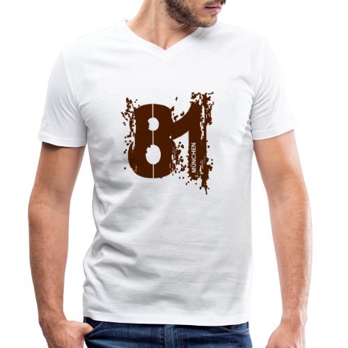 City_81_München - Männer Bio-T-Shirt mit V-Ausschnitt von Stanley & Stella