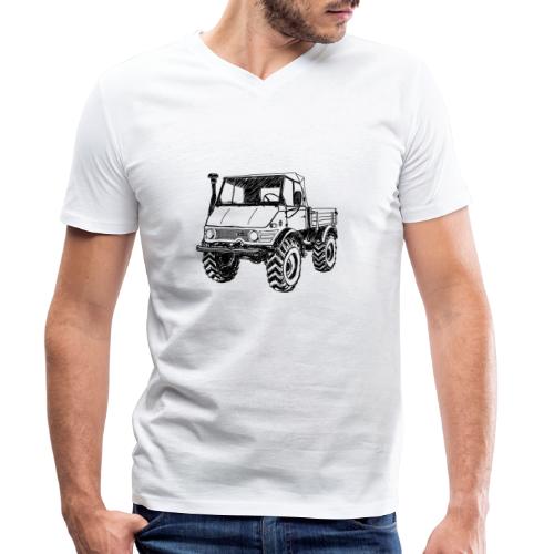 Unimog - Oldtimer - Offroad - Universal Motorgerät - Männer Bio-T-Shirt mit V-Ausschnitt von Stanley & Stella