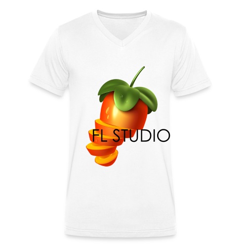 Sliced Sweaty Fruit - Stanley/Stella Men's Organic V-Neck T-Shirt 