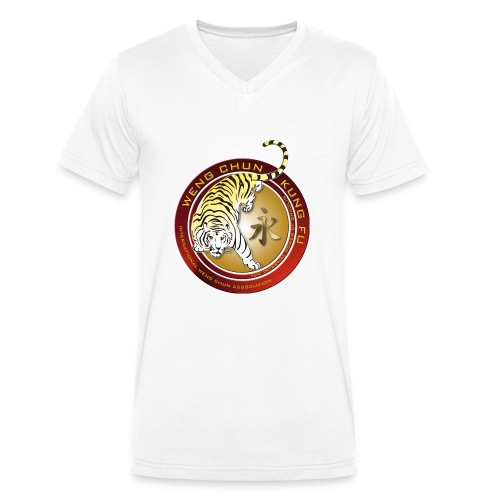 Officizielles Tiger Logo der Weng Chun Vereinigung - Stanley/Stella Männer Bio-T-Shirt mit V-Ausschnitt