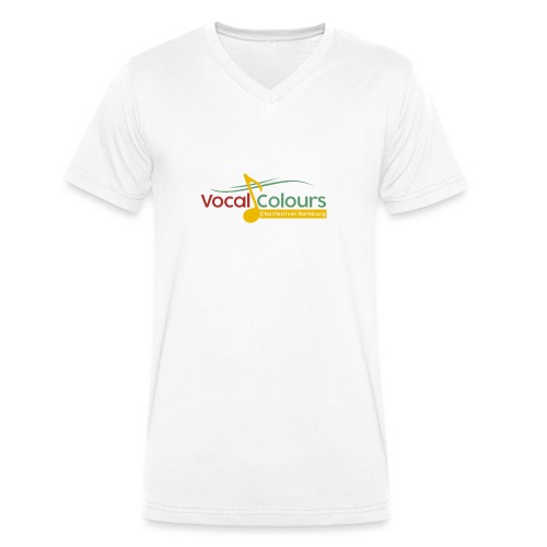 Vocal Colours Chorfestival Hamburg - Männer Bio-T-Shirt mit V-Ausschnitt von Stanley & Stella