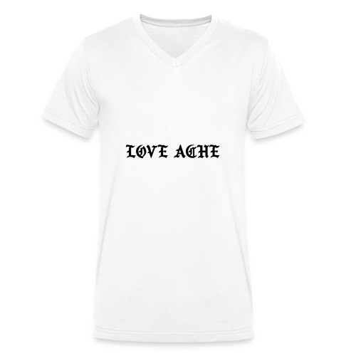 LOVE ACHE - Mannen bio T-shirt met V-hals van Stanley & Stella