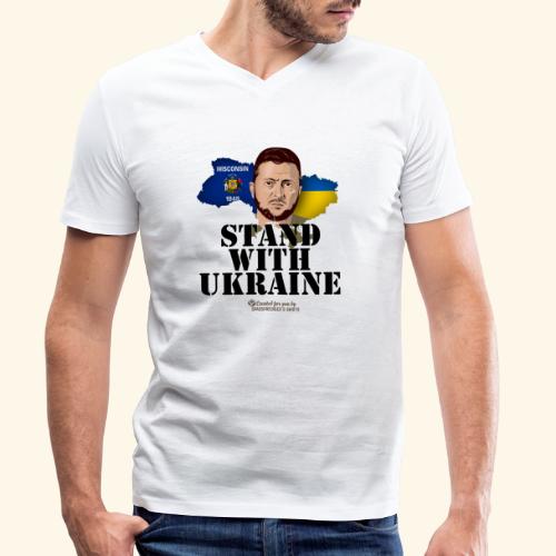 Ukraine Wisconsin - Männer Bio-T-Shirt mit V-Ausschnitt von Stanley & Stella