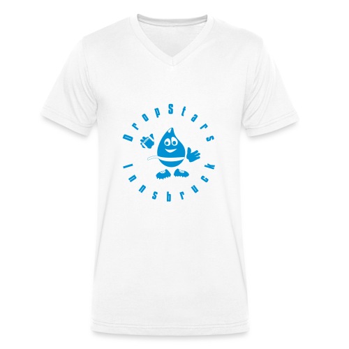 Logo DropStars Innsbruck Droppy - Stanley/Stella Männer Bio-T-Shirt mit V-Ausschnitt