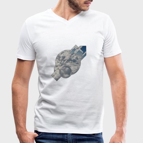 Abstract Cloud - Männer Bio-T-Shirt mit V-Ausschnitt von Stanley & Stella