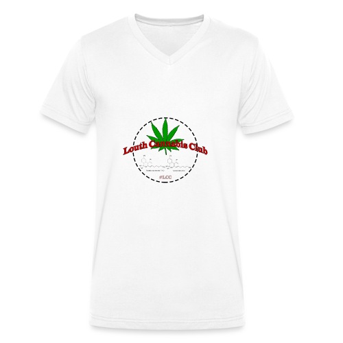 Louth cannabis club - Men's Organic V-Neck T-Shirt by Stanley & Stella