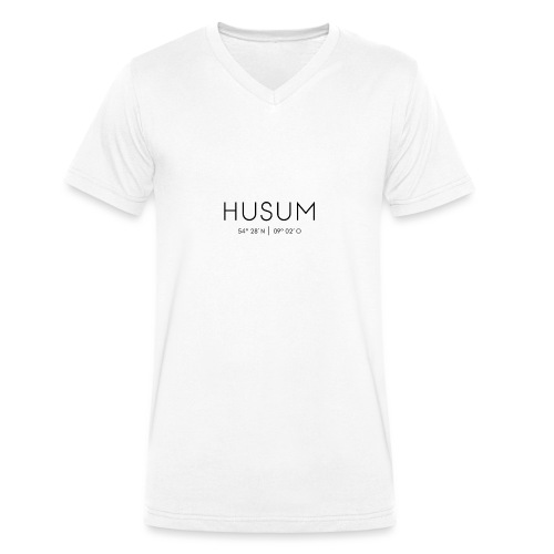 Husum, Schleswig-Holstein, Nordsee, Nordfriesland - Stanley/Stella Männer Bio-T-Shirt mit V-Ausschnitt