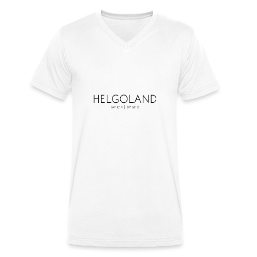 Helgoland, Schleswig-Holstein/Deutschland, Nordsee - Stanley/Stella Männer Bio-T-Shirt mit V-Ausschnitt