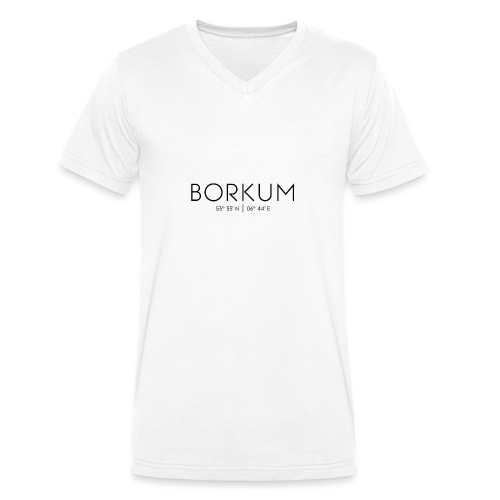 Borkum, Ostfriesische Inseln, Nordsee, Deutschland - Stanley/Stella Männer Bio-T-Shirt mit V-Ausschnitt