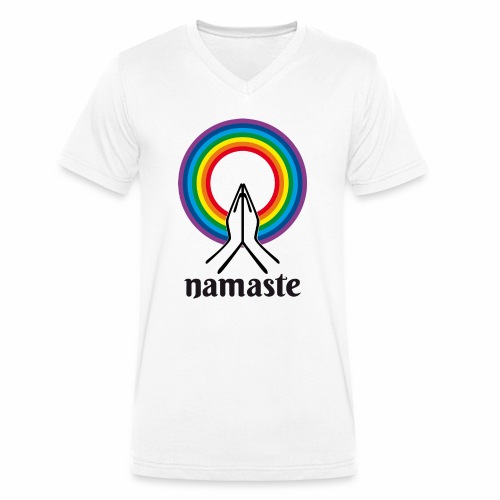 Namaste - T-shirt bio col V Stanley & Stella Homme