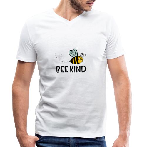 bee kind - Stanley/Stella Männer Bio-T-Shirt mit V-Ausschnitt