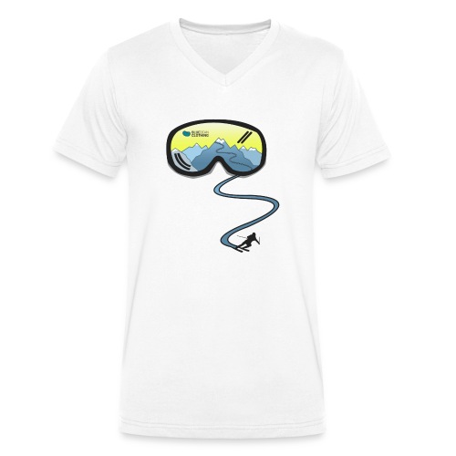 Shirt Skibrille - Männer Bio-T-Shirt mit V-Ausschnitt von Stanley & Stella