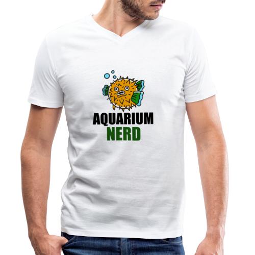 Kugelfisch Aquaristik Humor Fisch Aquarium Nerd - Stanley/Stella Männer Bio-T-Shirt mit V-Ausschnitt