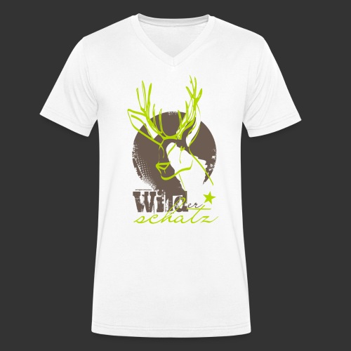 Wilder Schatz - Männer Bio-T-Shirt mit V-Ausschnitt von Stanley & Stella