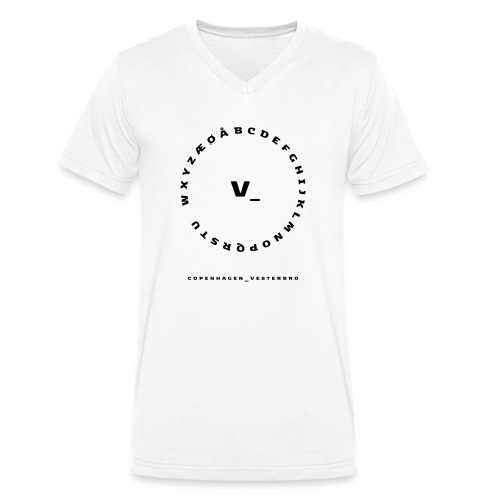 Vesterbro - Økologisk Stanley & Stella T-shirt med V-udskæring til herrer