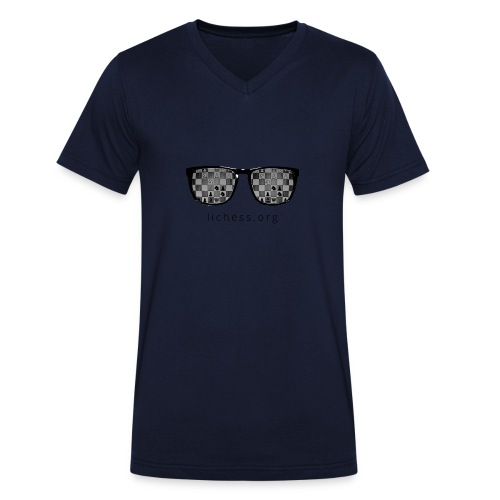 Glasses - Stanley/Stella Men's Organic V-Neck T-Shirt 