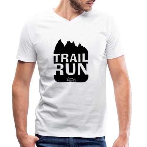 Trail Run - Stanley/Stella Männer Bio-T-Shirt mit V-Ausschnitt