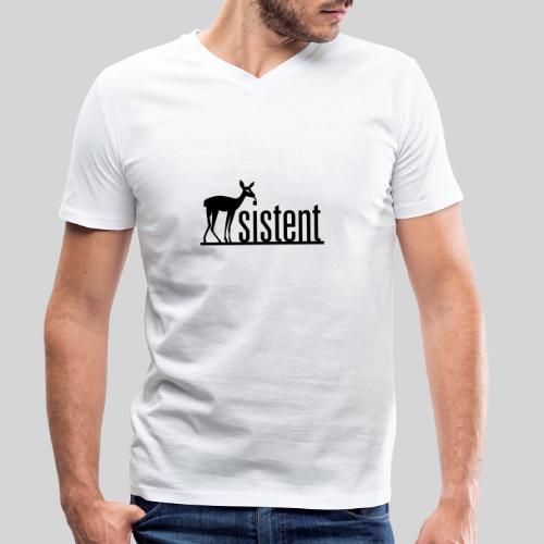 REHsistent - Männer Bio-T-Shirt mit V-Ausschnitt von Stanley & Stella