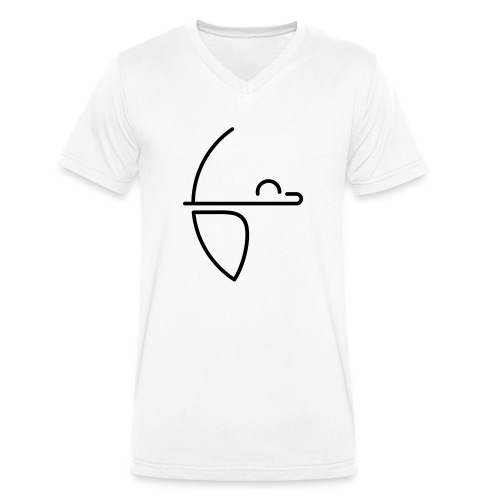 FBC Logo ohne Schrift - Männer Bio-T-Shirt mit V-Ausschnitt von Stanley & Stella
