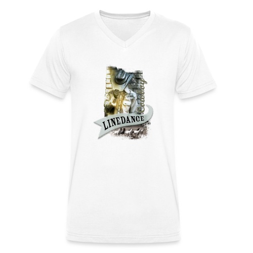 kl_linedance56 - Økologisk Stanley & Stella T-shirt med V-udskæring til herrer