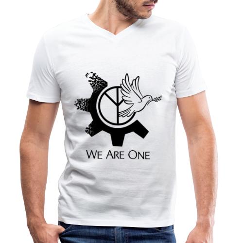 We Are One Motiv - Stanley/Stella Männer Bio-T-Shirt mit V-Ausschnitt