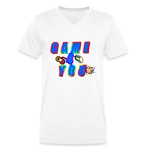 Game4You - Men's Organic V-Neck T-Shirt by Stanley & Stella