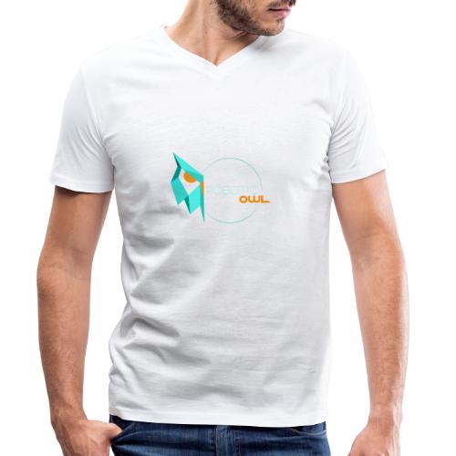 robotic owl - Camiseta ecológica con cuello de pico para hombre de Stanley/Stella
